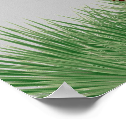 Wilde en vrije Giraffe Poster (Hoek)