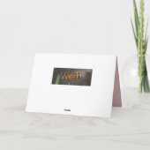 Wilde en Vrije Golden Dragonfly Notitiekaartje (Achterkant)