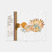 Wilde en vrije jongens tribal Baby Fleece Deken (Voorkant (Horizontaal))