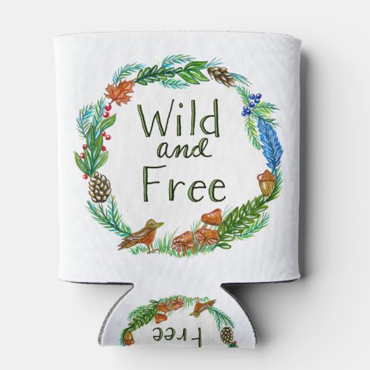 Wilde en vrije Koelbox Blikjeskoeler (Achterkant)