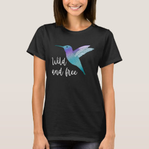 Wilde en Vrije Kolibrie Mooie Geest Dier T-shirt