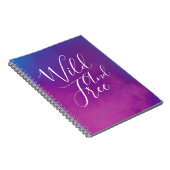 Wilde en vrije laptop notitieboek (Rechterzijde)