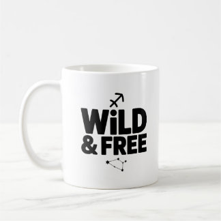 Wilde en vrije Mok - Sagittarius Zodiac Coffee Cup