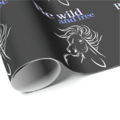 Wilde en vrije paarden zijn cadeaupapier (Rol Hoek)