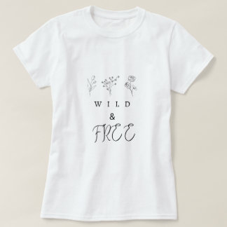 Wilde en vrije T-shirt