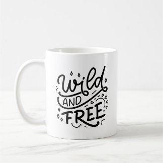 Wilde en vrije Typografie MugI h Koffiemok