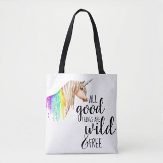 Wilde en Vrije Unicorn Tote Bag