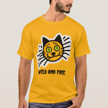 Wilde en vrije zwarte kat