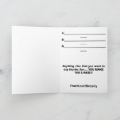 Wilde enkel Bedankt voor zeggen (Binnen)