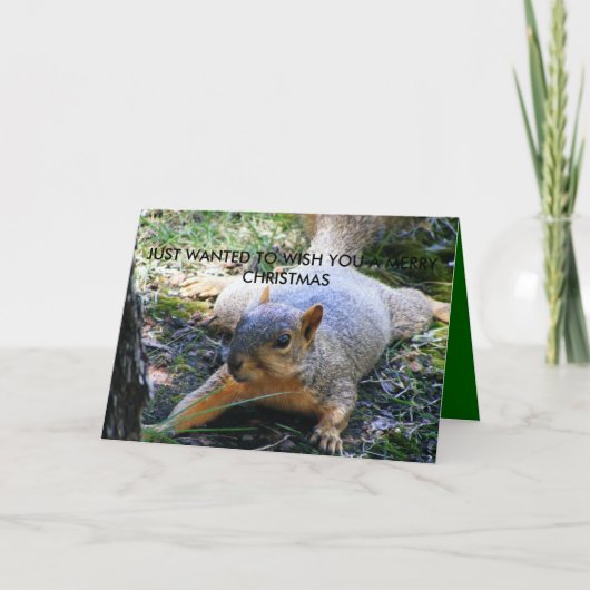 WILDE ENKEL U VROLIJKE CHRIS… FEESTDAGEN KAART (Voorkant)