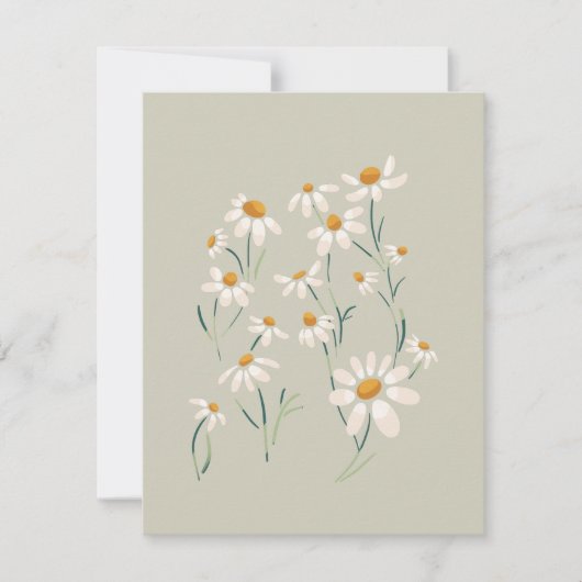 Wilde esthetische Chamomile Chamomile Delicate Flo (Voorkant)