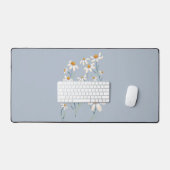 Wilde esthetische Chamomile Chamomile Delicate Flo Bureaumat (Keyboard & Muis)