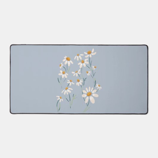 Wilde esthetische Chamomile Chamomile Delicate Flo Bureaumat (Voorkant)