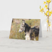 Wilde Ezel Begroeting Kaart (Gele Bloem)