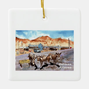 Wilde ezels van Oatman, Arizona Ornament
