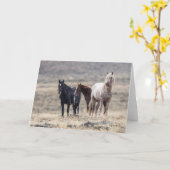 Wilde familie: Wenskaart voor vrijheid Kaart (Gele Bloem)