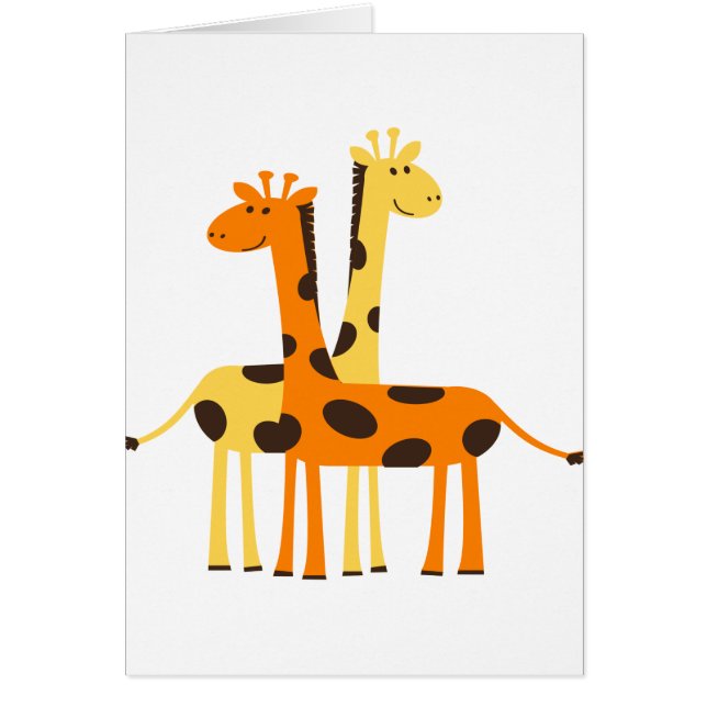 wilde fauna in giraffe africa safari (Voorkant)