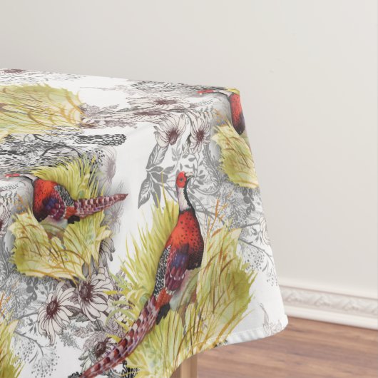 Wilde Fazant Vogels Tafelkleed (Voorbeeld)