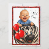 Wilde feest digitale download uitnodiging (Voorkant)