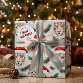 Wilde Feestdagen Tijger Safari Inpakpapier Vel