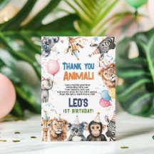 Wilde Feestelijke Uitnodiging Alle Dieren 1e Verja