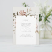 Wilde flesjes - RSVP-kaart invoegen RSVP Kaartje (Staand voorkant)