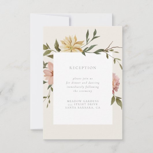 Wilde flessen Ontvangen Kaart invoegen (Voorkant)