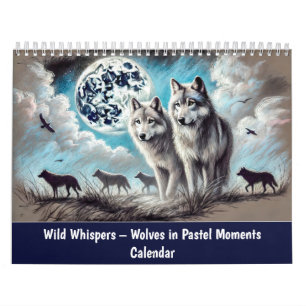 Wilde Fluisteringen – Wolven in Pastel Momenten Kalender