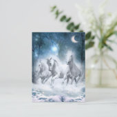 Wilde flurry briefkaart (Staand voorkant)