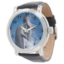 Wilde fotografie-Dolfijnen Horloge