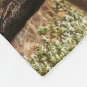 WILDE FOTOGRAFIE VAN DE BROWN BUCK FLEECE DEKEN (Hoek)