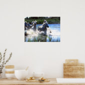 Wilde fotografie Wilde paarden Poster 18x24 (Keuken)