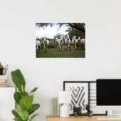 Wilde fotografie Wilde paarden Poster 18x24 (Thuiskantoor)