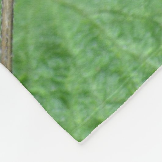 Wilde frambozen fleece deken (Hoek)