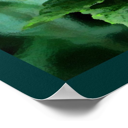 Wilde frambozen poster (Hoek)