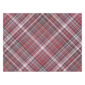 Wilde frambozen scharlakenrood geruit tafelkleed (Voorkant (Horizontaal))