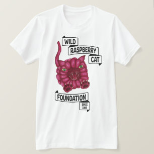 wilde frambozenkat t-shirt