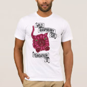 wilde frambozenkat t-shirt (Voorkant)