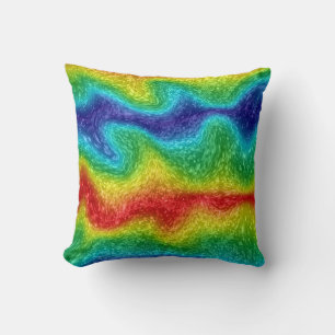 Wilde Fun Regenboog Kussen