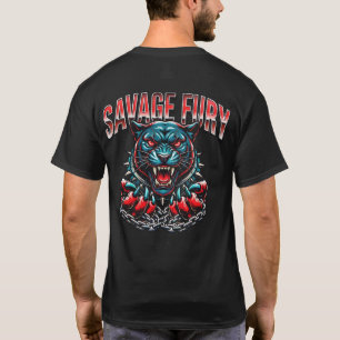 Wilde Furie – Wilde Kracht Streetwear Grafisch Ont T-shirt