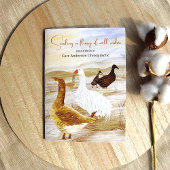 Wilde ganzen, bedrijf Logo vakantie kerst Kaart