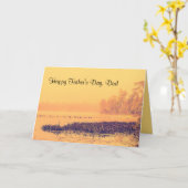 Wilde ganzen op de Kaart van de Northern Lake Fath (Gele Bloem)