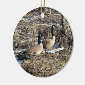 Wilde Ganzen Ornament (Links)