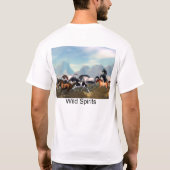 Wilde gedistilleerde dranken t-shirt (Achterkant)