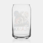 Wilde geest van Alaska Blikvorm Glas (Voorkant)