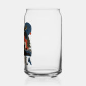 Wilde geest van Alaska Blikvorm Glas (Rechts)