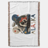Wilde geest van Alaska Deken (Voorkant Verticaal)