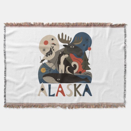 Wilde geest van Alaska Deken (Voorkant)