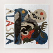 Wilde geest van Alaska Legpuzzel (Horizontaal)