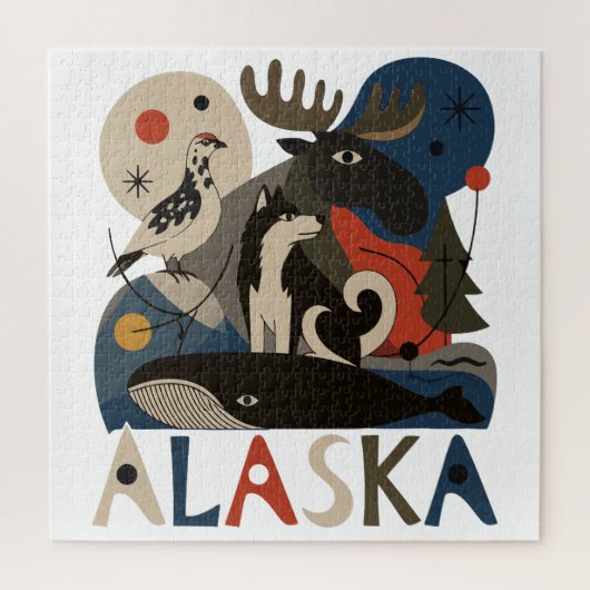 Wilde geest van Alaska Legpuzzel (Verticaal)
